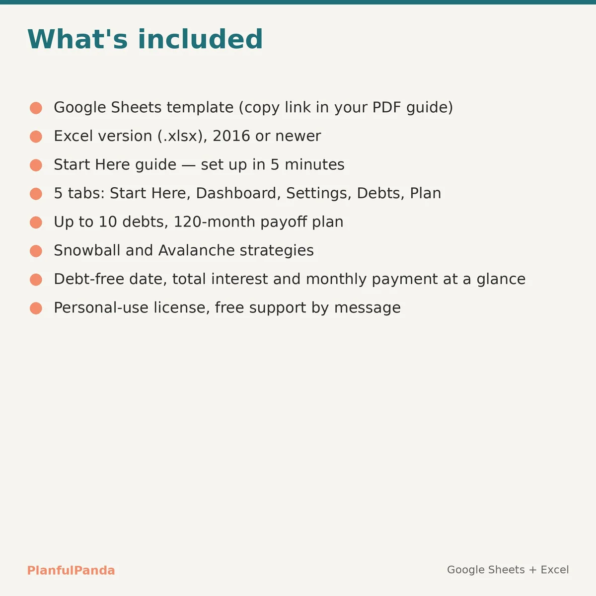 Debt Payoff Tracker: image 6 of 9