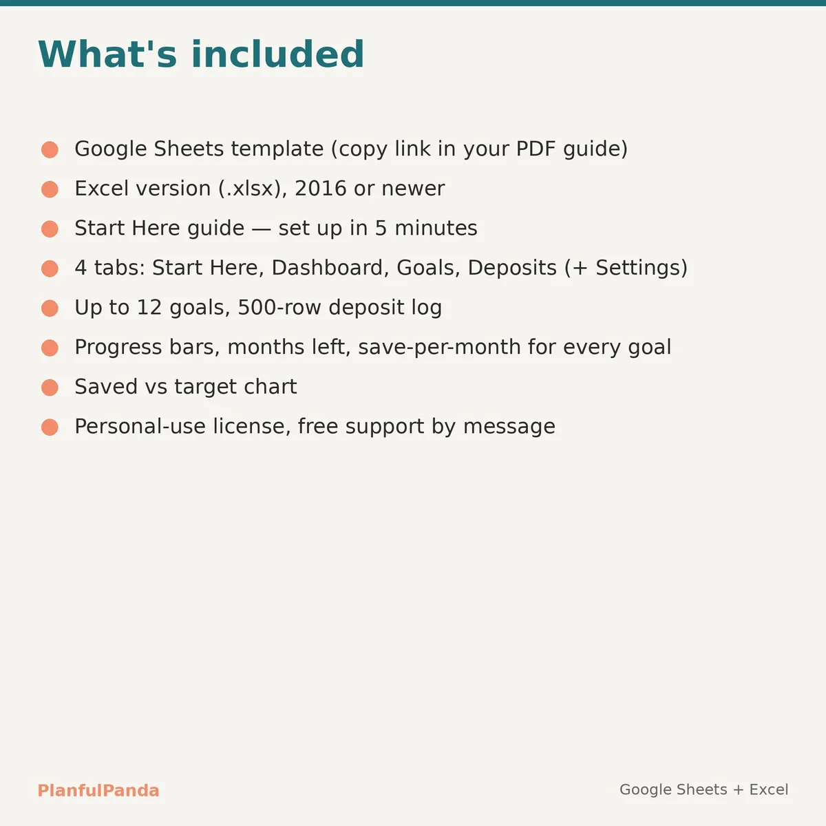 Savings Goals Tracker: image 5 of 8