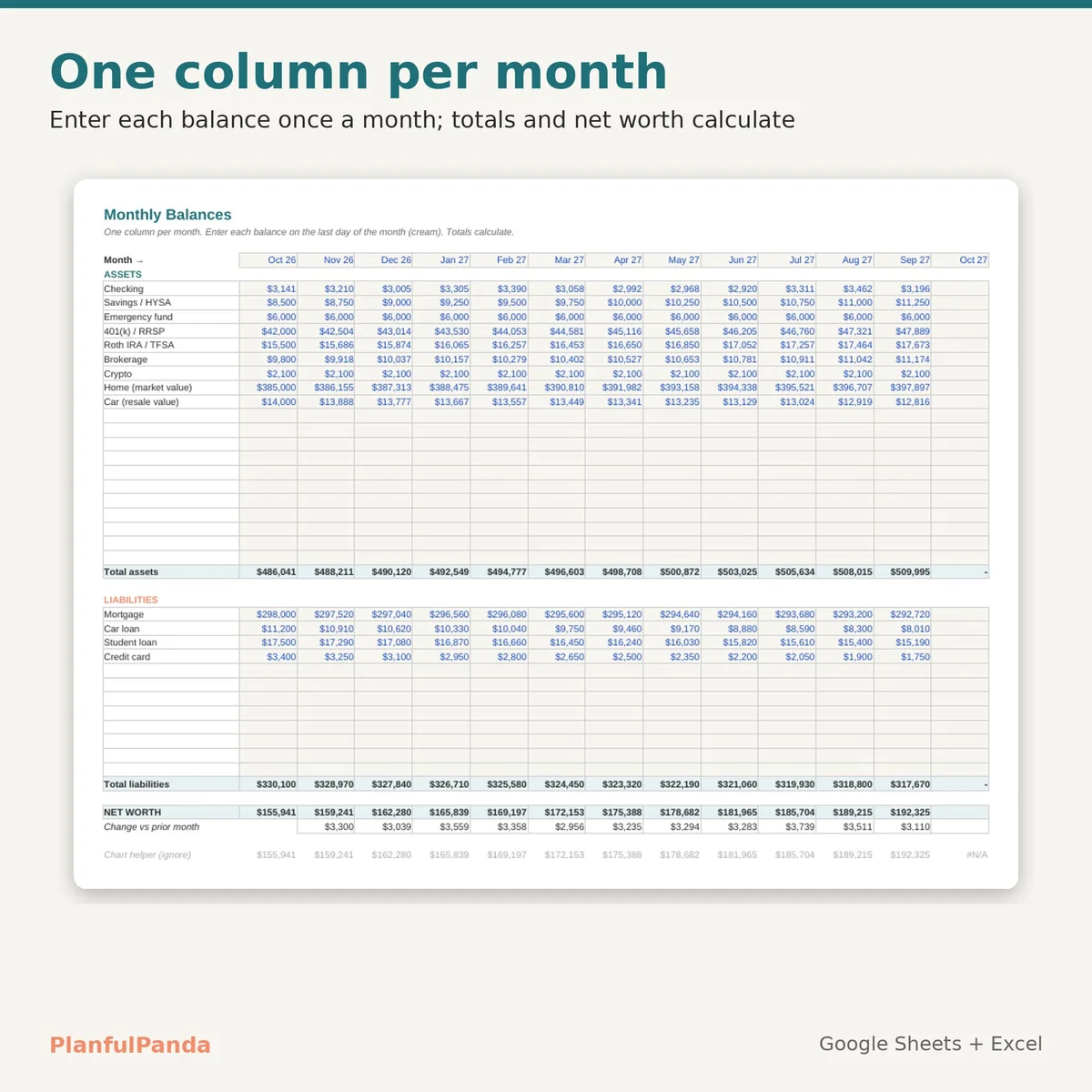 Net Worth Tracker: image 3 of 8