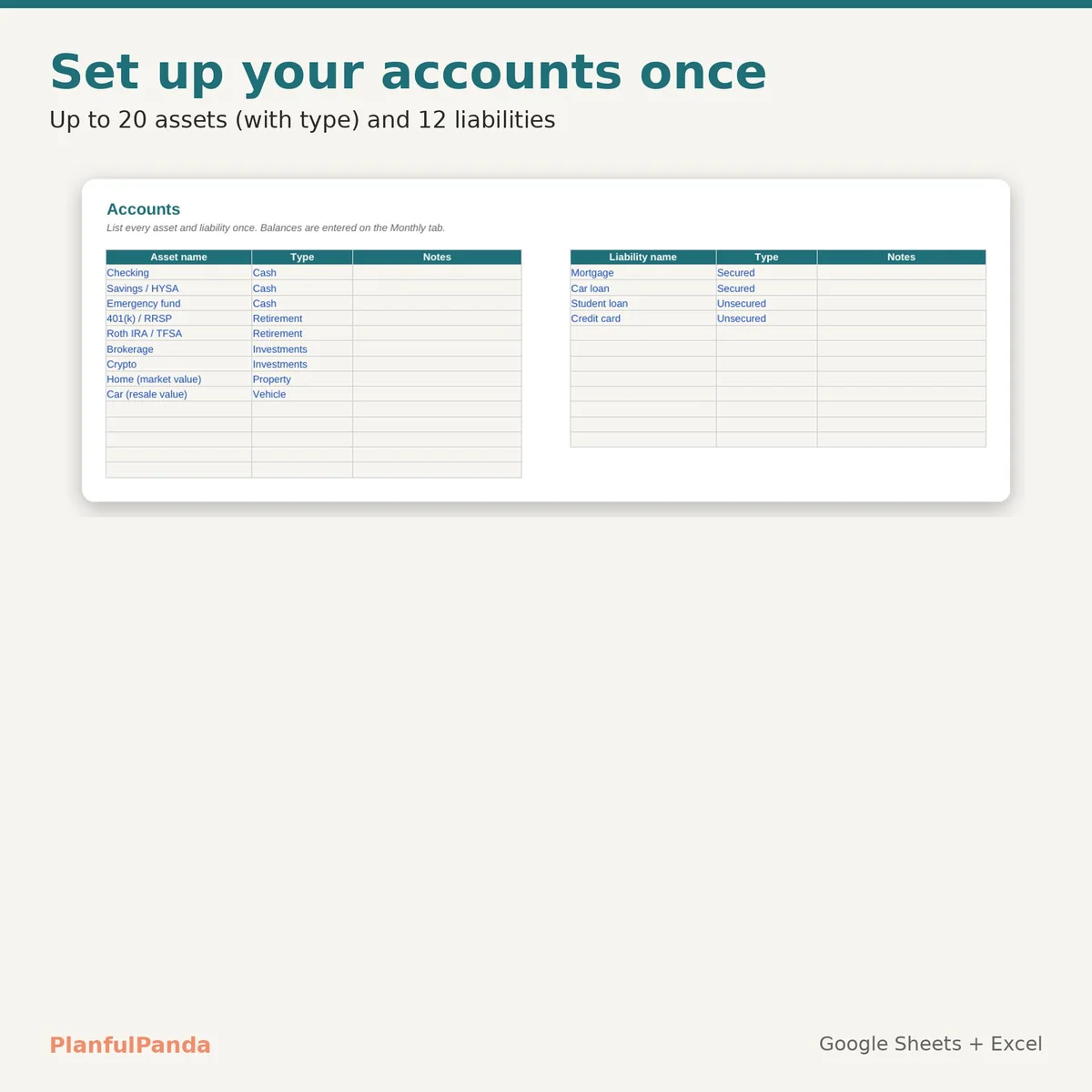 Net Worth Tracker: image 4 of 8