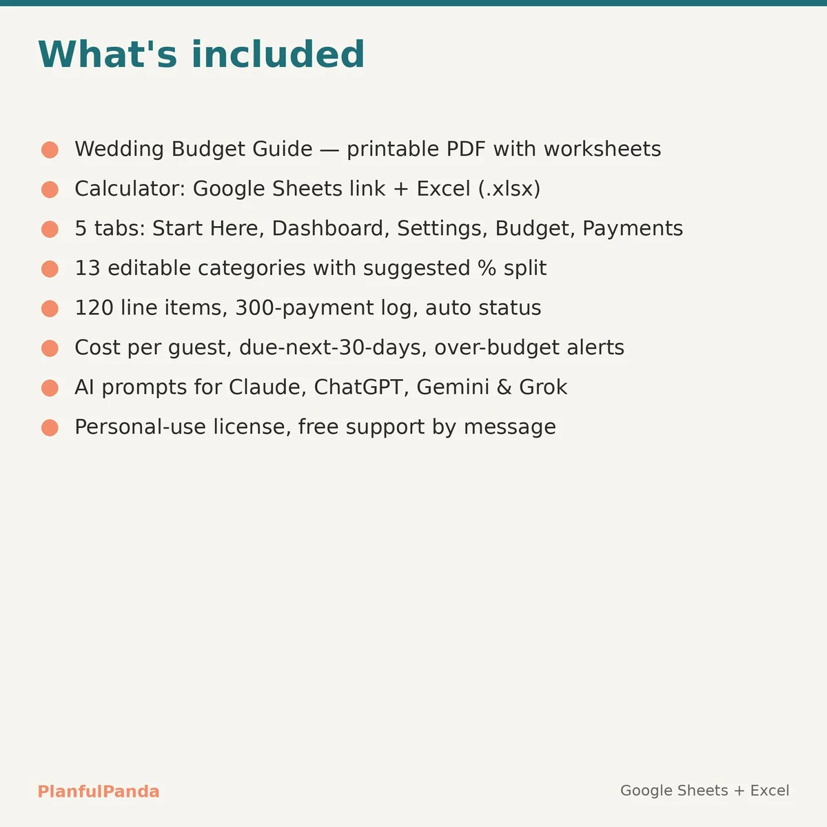 Wedding Budget Planner Kit: image 7 of 10